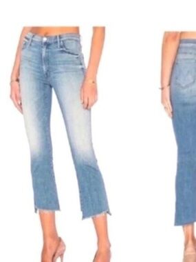 Mother Insider crop Two Step Fray When Sparks Fly Sz 25